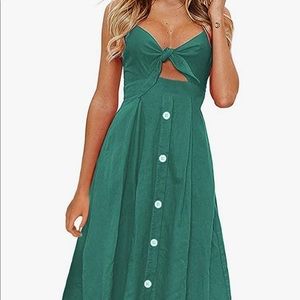 Green cutout sundress, size XL